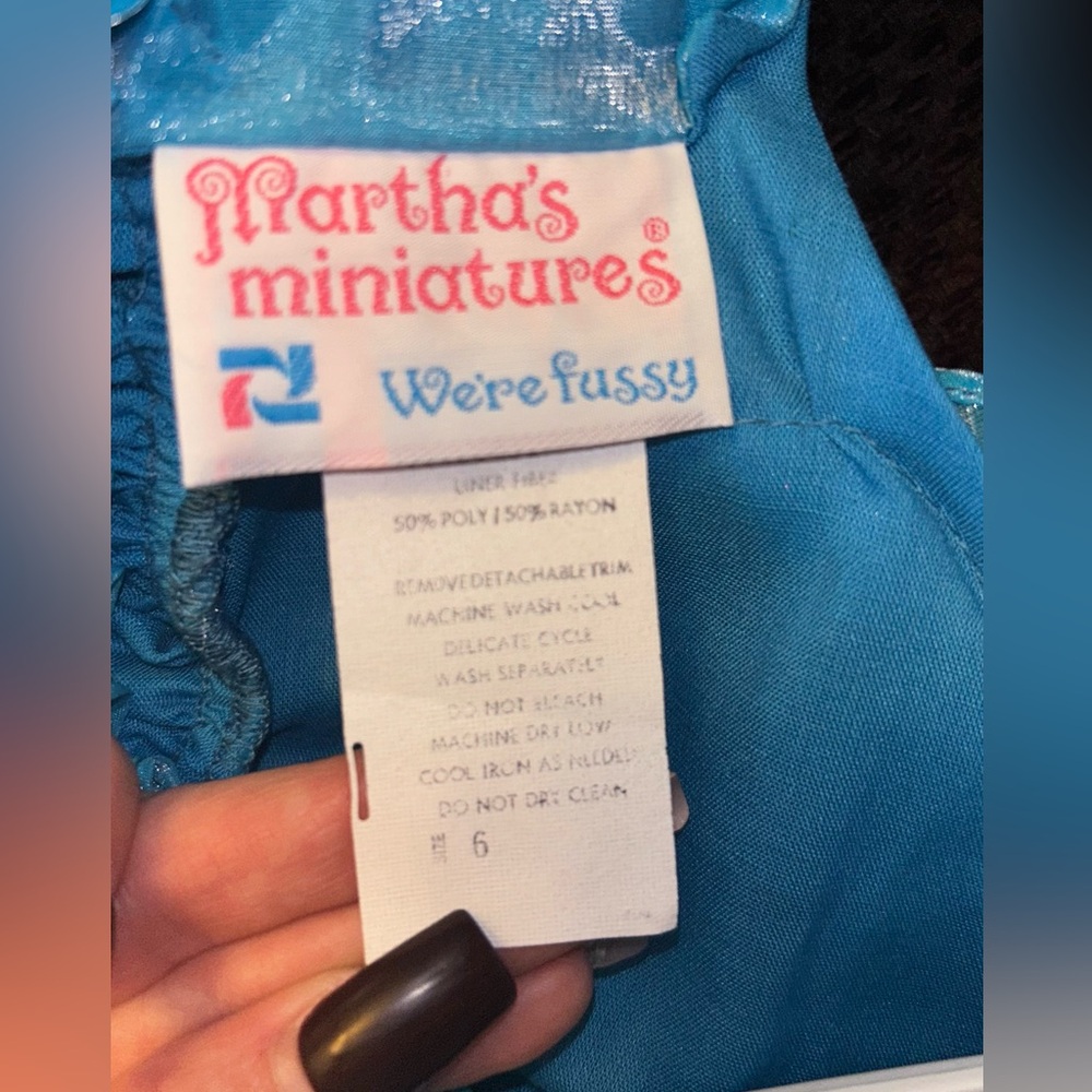 4 1980s Vintage Matha’s Miniatures Pageant Dresses little girl sizes 4, 5, 6& 6x - Picture 5 of 16
